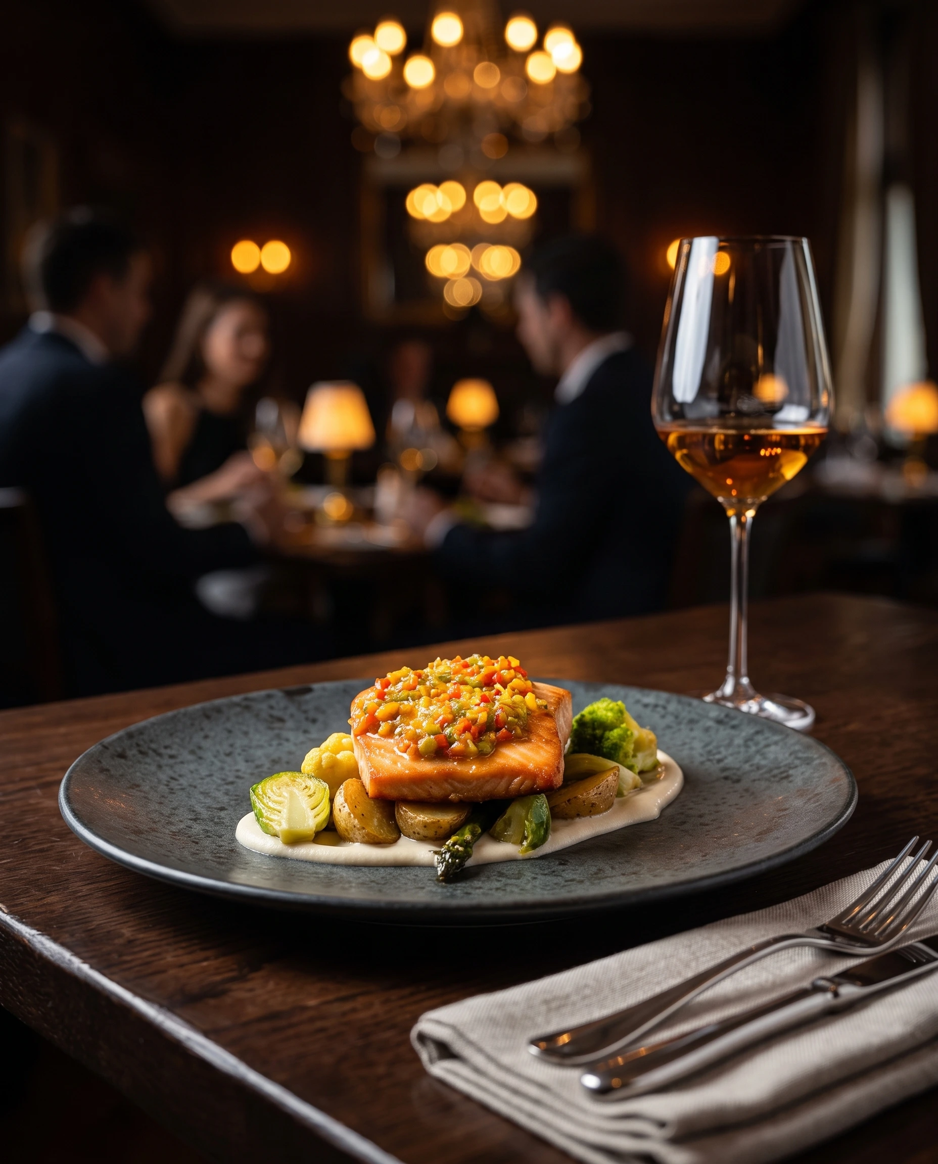 Plat gastronomique