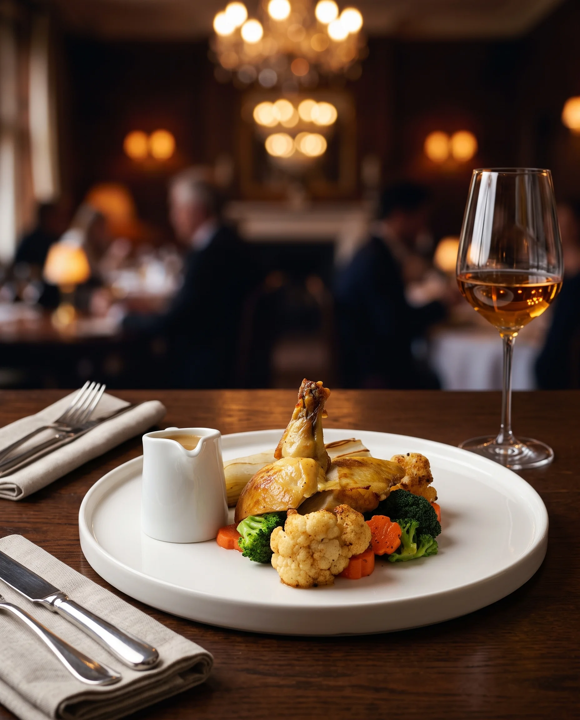 Plat gastronomique