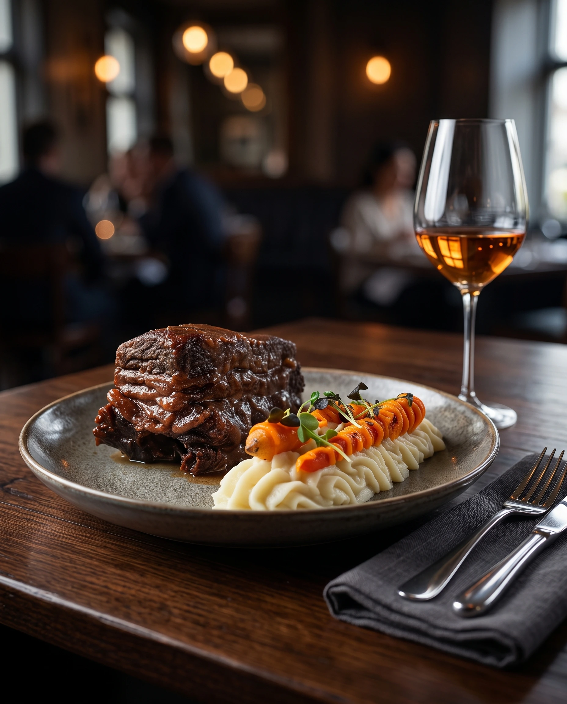 Plat gastronomique